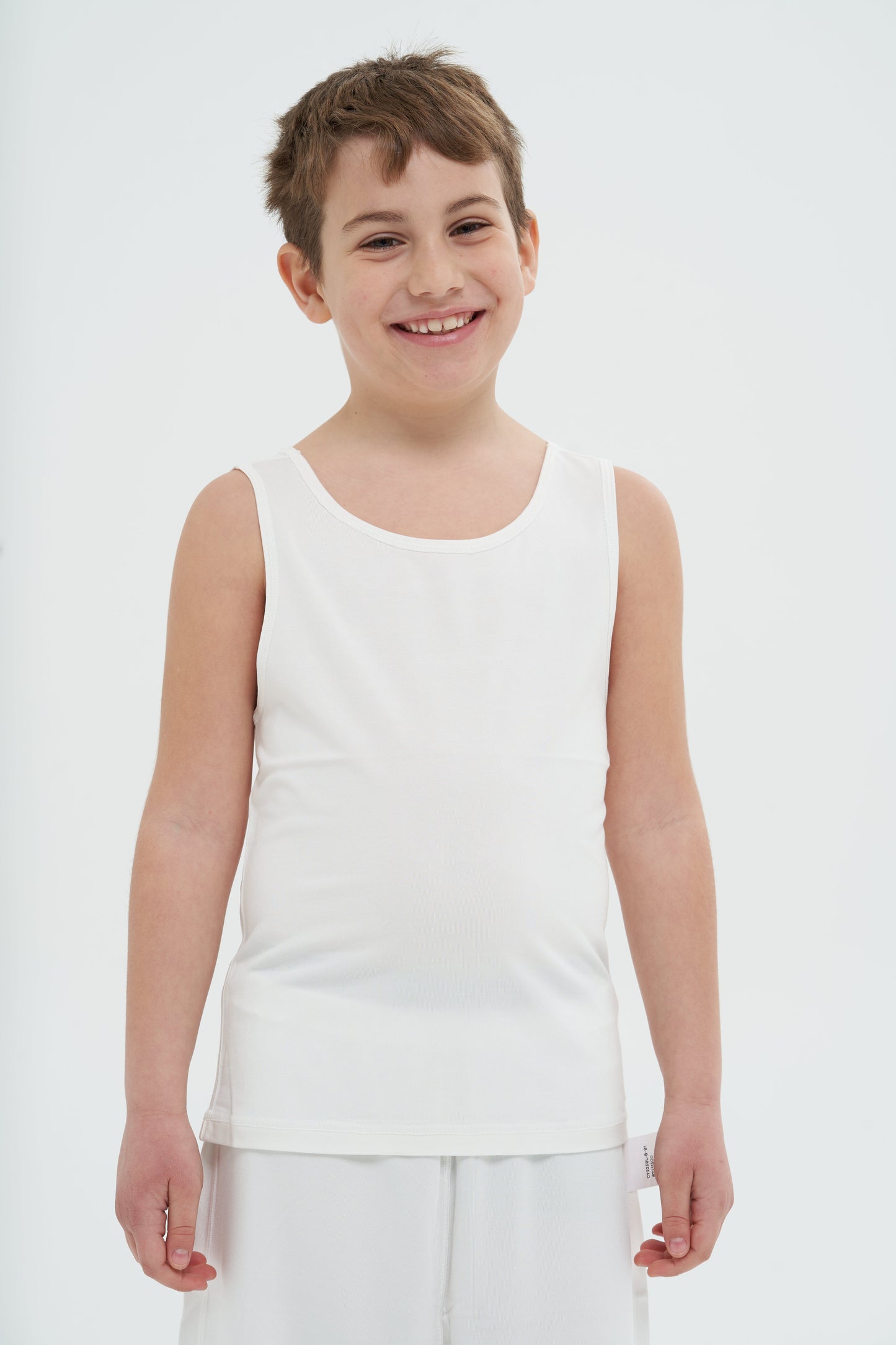 Underwear Kids - White Tank Top (Boys)